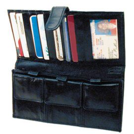 WALLET_ ORGANIZER (BLACK LEATHER)