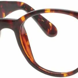 GLASSES_+6.00 HIGH POWER TORTOISE READERS